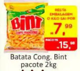 Atacado Máximo Batata Cong. Bint 2kg oferta