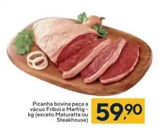 Coop Picanha bovina peca a vacuo Friboi e Mafrig 1kg oferta