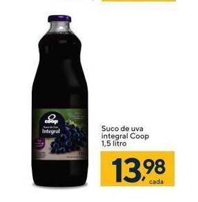 Suco de Uva Integral Coop 1.5L