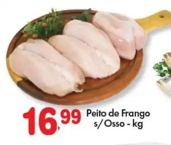 Supermercado Bergamini Peito de Frango s/ Osso 1kg oferta