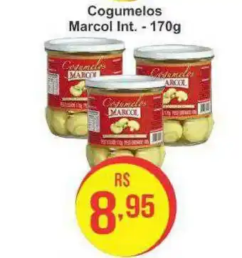 Supermercado Pastorinho Cogumelos Marcol Int. 170g oferta