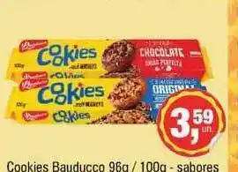 Cookies Bauducco 96g/100g sabores