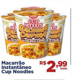 Macarrão Instantâneo Cup Noodles