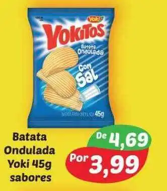 Semar Supermercado Batata Ondulada Yoki Sabores oferta