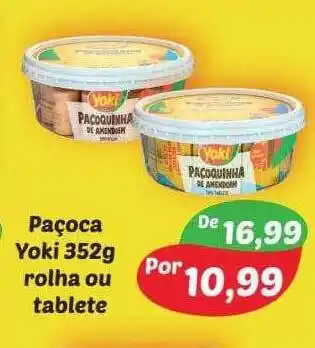 Semar Supermercado Paçoca Yoki Rolha Ou Tablete oferta