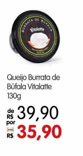 Queijo Burrata De Búfala Vitalatte