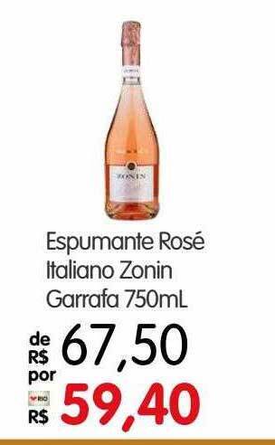 Zona Sul Espumante Rosé Italiano Zonin oferta