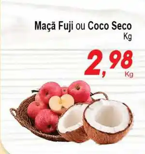 Villefort Atacadista Maçã Fuji Ou Coco Seco 1kg oferta