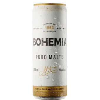 Cerveja bohemia puro malte lata 350ml