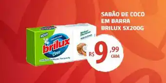 Extrabom Supermercados Sabão De Coco Em Barra Brilux 5x200g oferta
