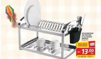 Escorredor De Pratos E Talheres Brinox