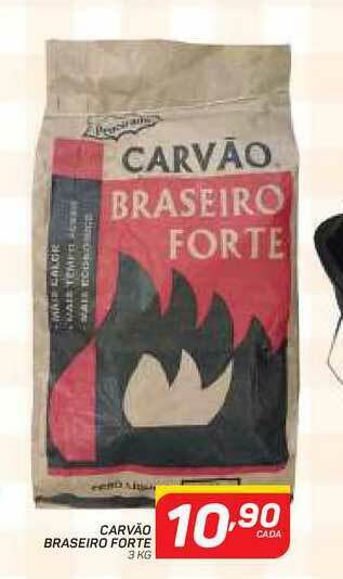 GBarbosa Carvão Braseiro Forte 3kg oferta