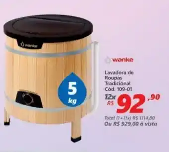 Lojas Becker Lavadora de Roupas Tradicional oferta