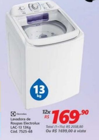 Lavadora de Roupas Electrolux