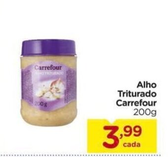 Carrefour Alho Triturado Carrefour 200g oferta