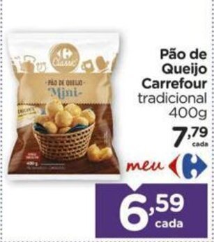 Carrefour Pao de Queijo Carrefour 400g oferta