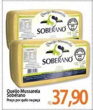 Atacadão Queijo Mussarela Soberano oferta