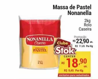 Stok Center Massa De Pastel Nonanella oferta