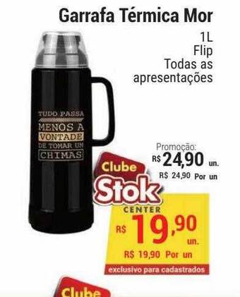 Stok Center Garrafa Térmica Mor oferta