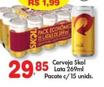 Supermercado Bergamini Cerveja Skol oferta