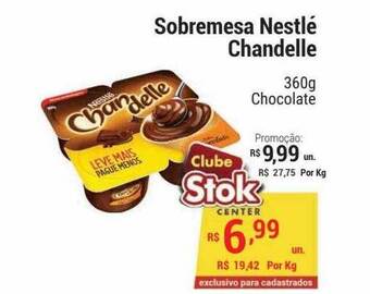 Stok Center Sobremesa Nestlé Chandelle oferta