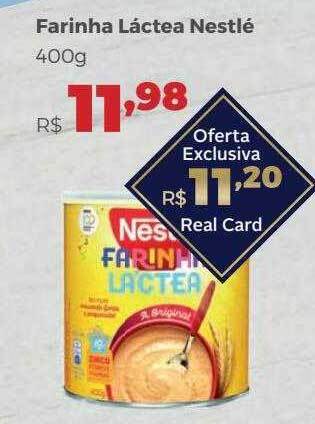 Villarreal Supermercados Farinha Láctea Nestlé oferta