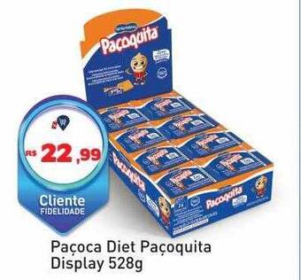 Tonin Superatacado Paçoca Diet Paçoquita Display oferta