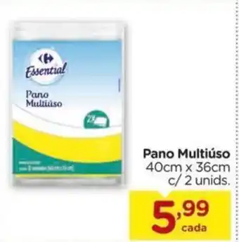 Carrefour Pano Multiuso 40cm x 36cm c/2 unids oferta