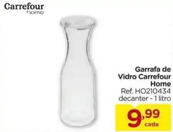 Carrefour Garrafa de Vidro Carrefour Home 1L oferta