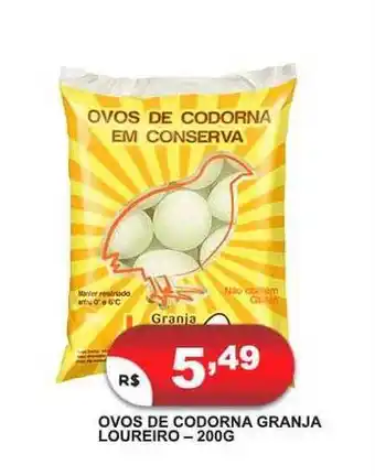 Bramil Supermercados Ovos De Codorna Granja Loureiro oferta