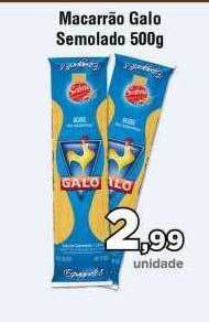 Copercana Macarrão Galo Semolado oferta