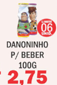 Supermercados Mendonça Danoninho p/ Beber 100g oferta