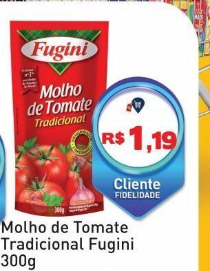 Tonin Superatacado Molho de tomate tradicional fugini 300g oferta