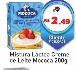 Tonin Superatacado Mistura láctea creme de leite mococa 200g oferta