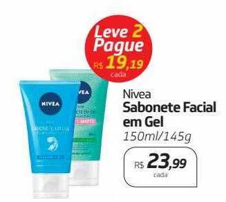 Drogal Nivea Sabonete Facial Em Gel oferta