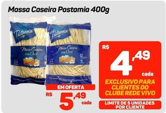 Massa Caseira Pastamia