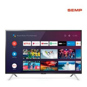 Tv 43 polegadas 43s5300 led smart full hd android tv semp