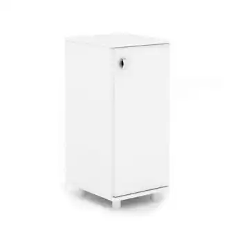Balcão com prateleira bl3306 branco - tecno mobili