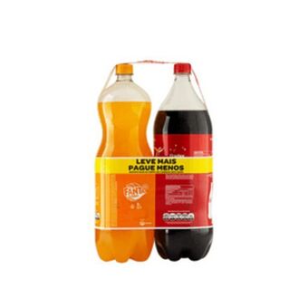 Super Nosso Kit refrigerante coca-cola original + fanta laranja 2l oferta
