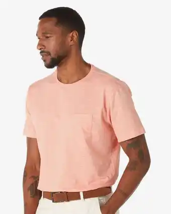 Riachuelo Camiseta masculina manga curta malha bolso lisa rosa salmão pool by riachuelo oferta