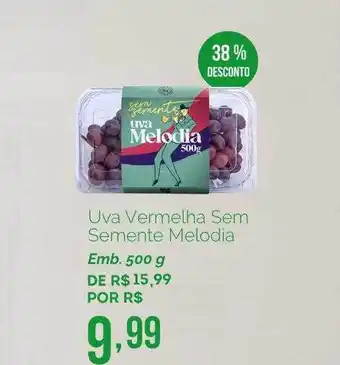 Uva Vermelha Sem Semente Melodia 38% Desconto