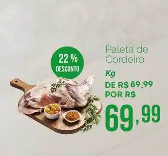 Oba Hortifruti Paleta De Cordeiro 22% Desconto oferta