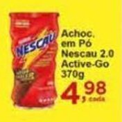 Rossi Supermercado Achoc. em po Nescau 2.0 Active-Go 370g oferta