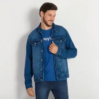 Lojas Havan Jaqueta jeans masculina marc alain blue medio oferta