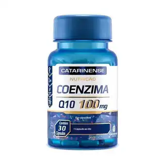 Coenzima q10 100mg catarinense com 30 cápsulas