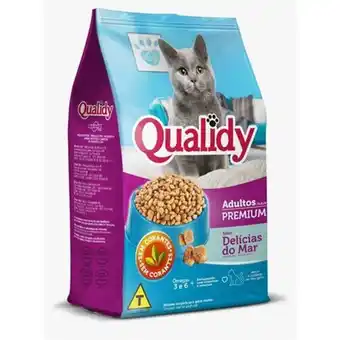 Ração para gatos adultos delícias do mar qualidy 1kg