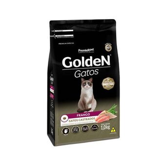 Petz Ração golden para gatos adultos castrados sabor frango oferta