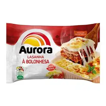 Lasanha à bolonhesa aurora 600g