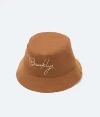 Chapéu bucket com lettering brooklyn