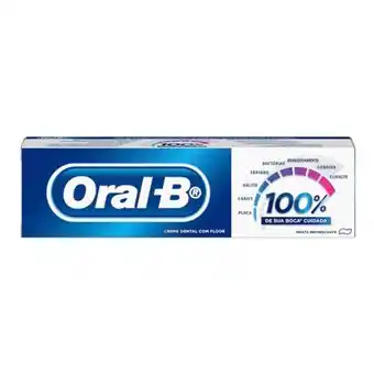 Farmácia Preço Popular Creme dental oral b 100% 70g oferta